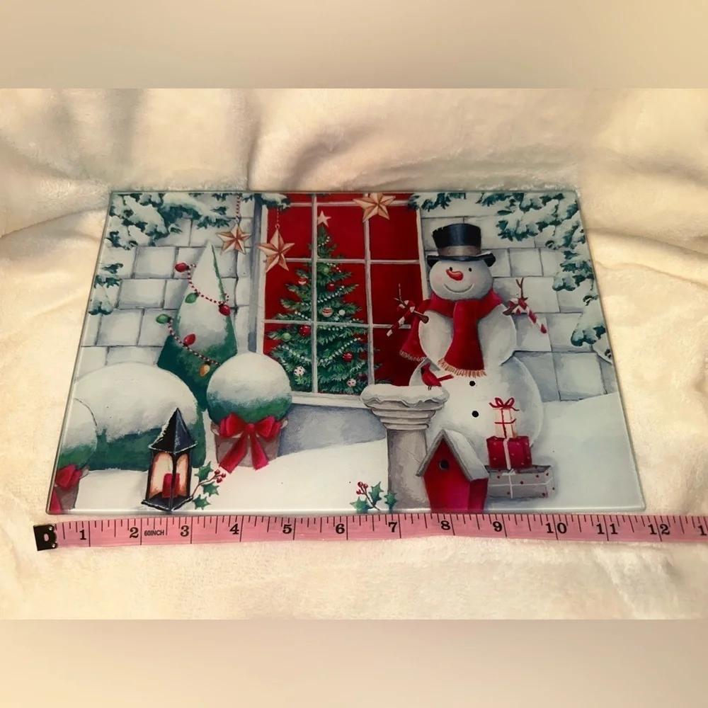 Source Unknown Festive Snowman Holiday Decor - Red, Green, White